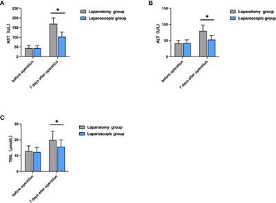 Clinical efficacy of laparoscopic radical hepatectomy and laparotomy for hepatocellular carcinoma and factors of postoperative recurrence